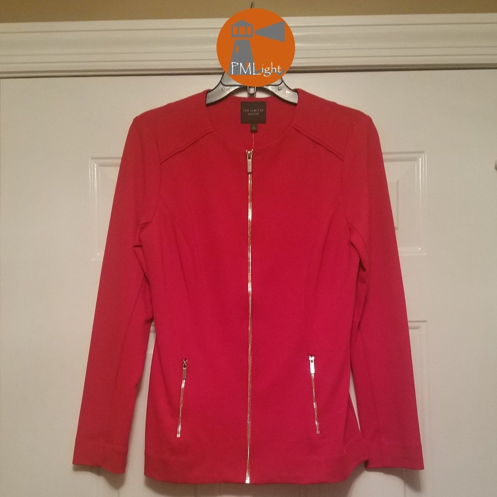The Limited Red Jacket New Small Zip Up